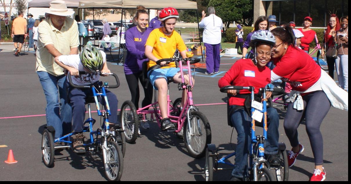 Children with disabilities get ready to race at ninth annual Kids Bike ...