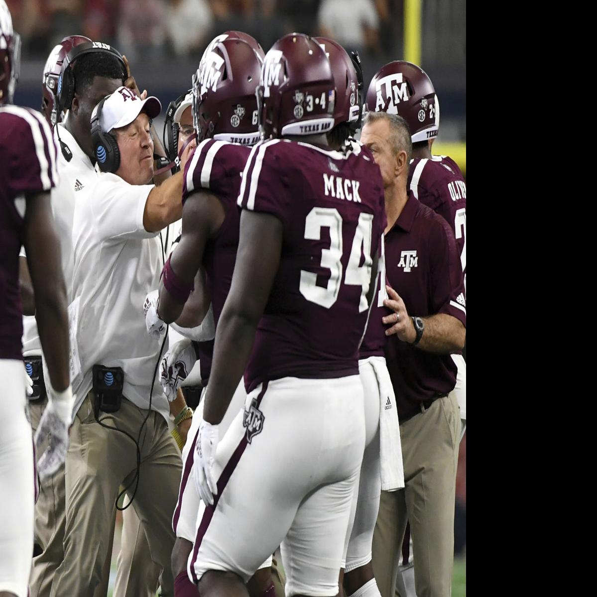 Former Lsu Players Jimbo Fisher Crossed Line By Angrily Grabbing A M Player S Face Mask Lsu Theadvocate Com