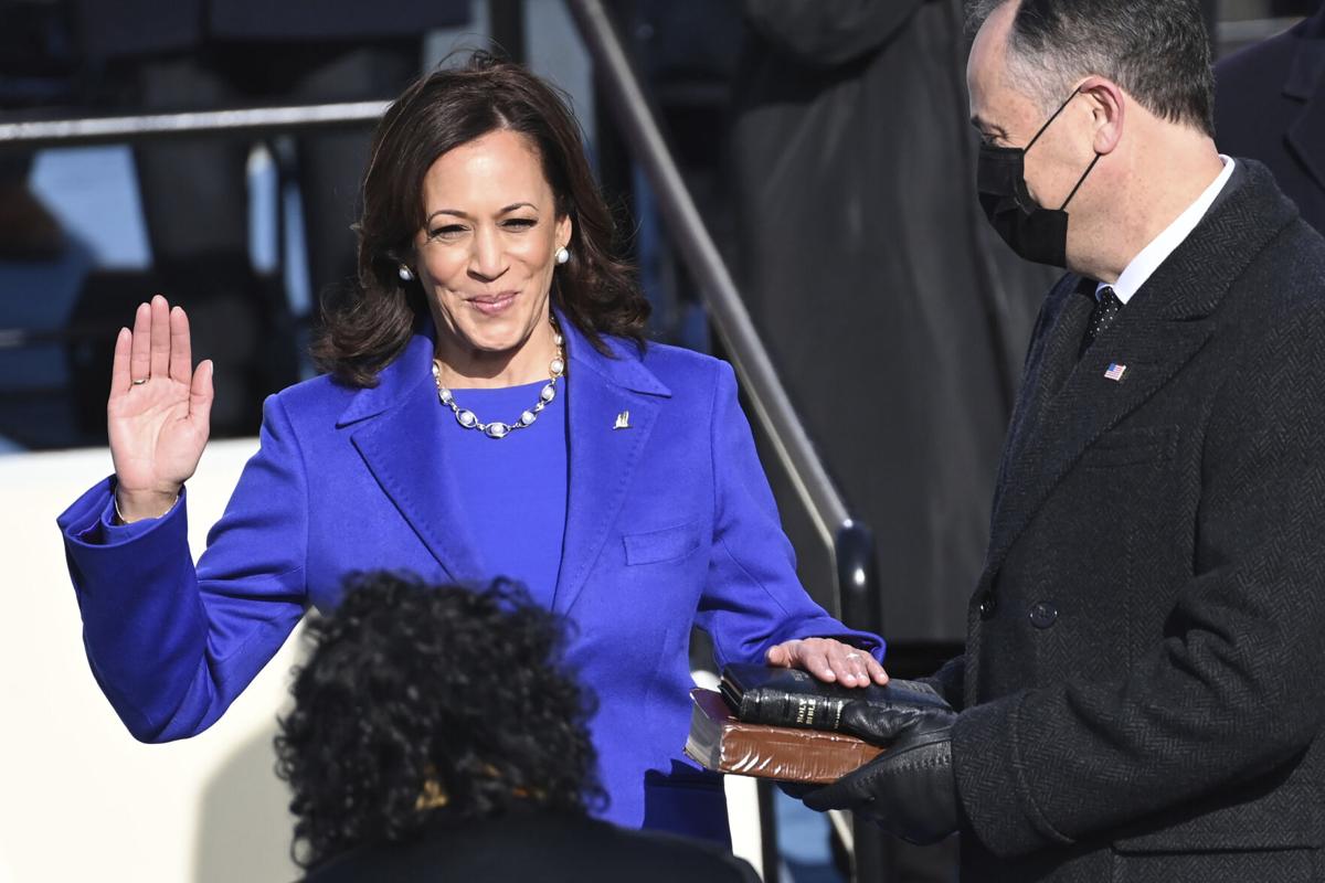Louisiana Designer Part Of History After Vp Kamala Harris Sworn In Wearing Dress He Designed Baton Rouge Theadvocate Com