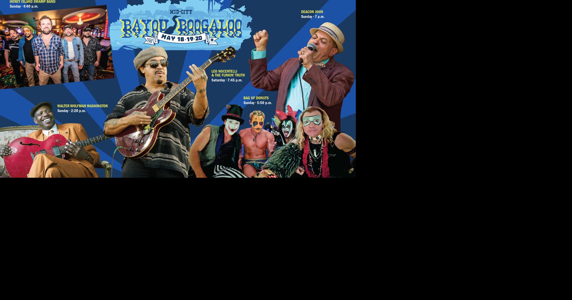 Boogacubes Check out the Bayou Boogaloo music and arts festival schedule Arts