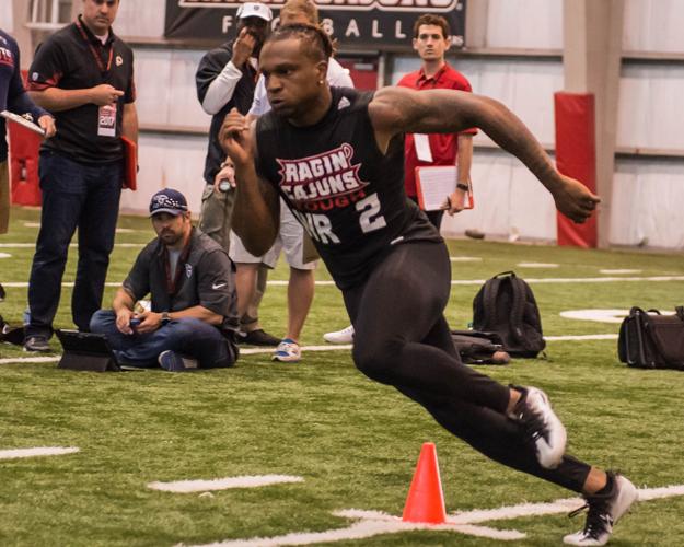 Photos: Cajuns show off athleticism for NFL scouts | Photos ...