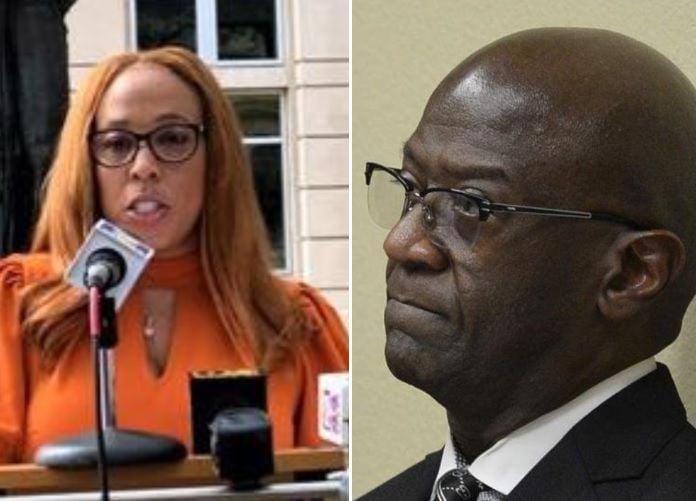 Juanita Washington and Johnny Anderson