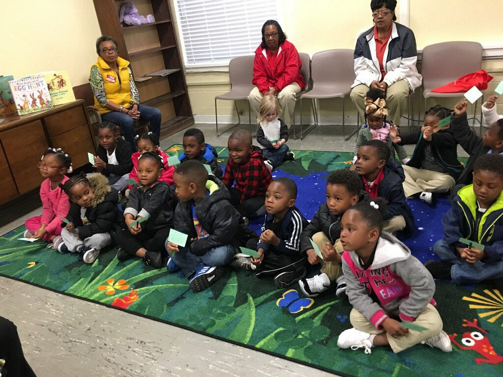 Head Start visits Audubon Regional Library's Story Time in Jackson
