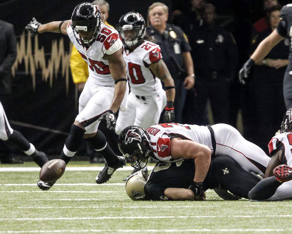 Streaking Saints, Brees seek to ground sagging Falcons