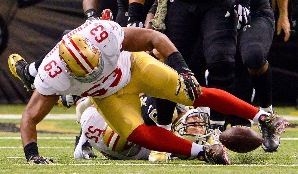 Photos: 49ers vs. Saints, pregame and game action _lowres