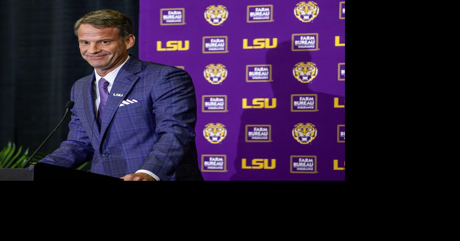 LSU coach Lane Kiffin calls for peace as Jeff Landry talks smack with Mississippi governor