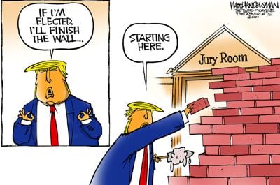 Walt Handelsman: New wall construction