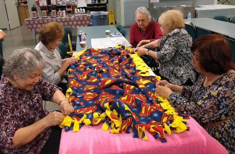 Tammany Times Heart warming Senior volunteers make blankets for young