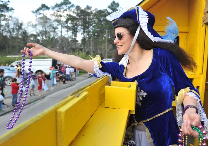 Celebrating the season Mardi Gras krewe rolls in Denham Springs