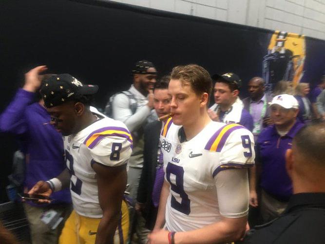 Burrow gives cigar photo details from LSU's national championship win