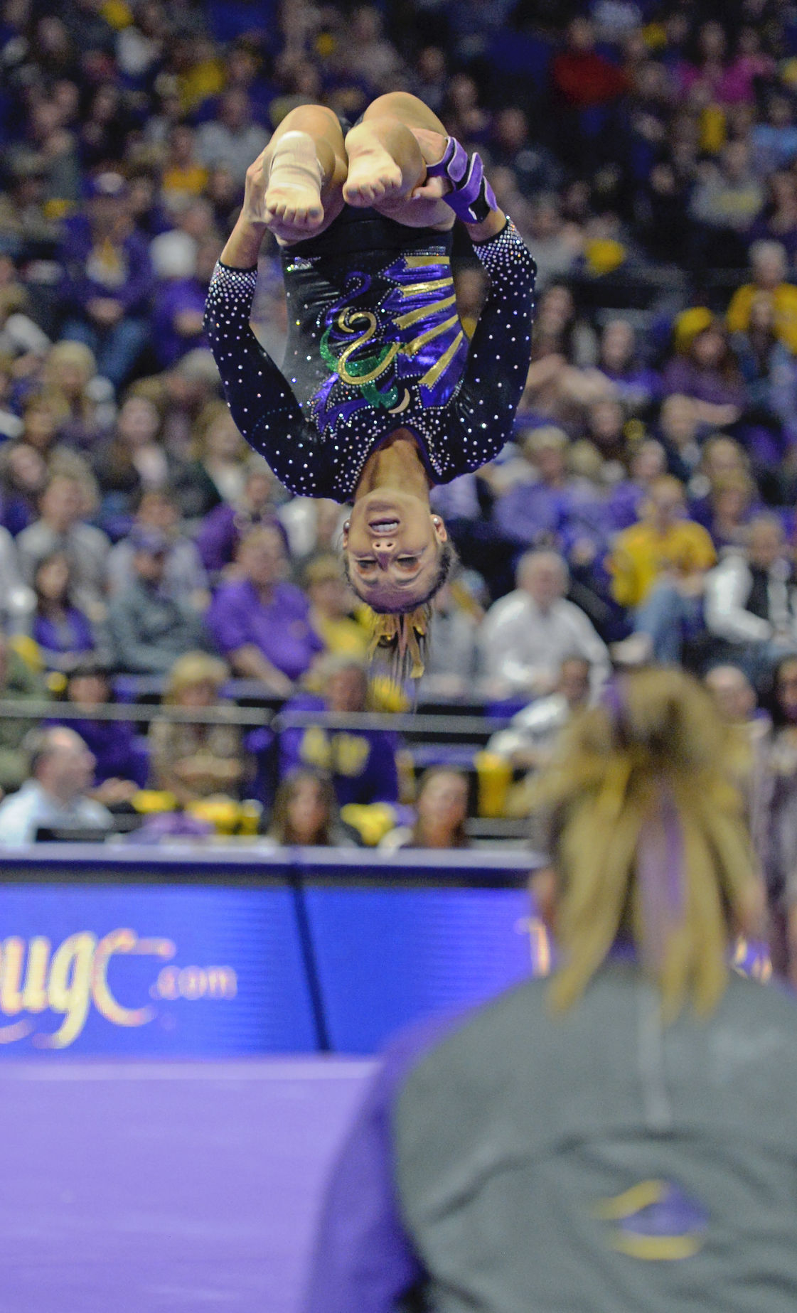 LSU gymnast Lexie Priessman has ridden a rollercoaster career she hopes
