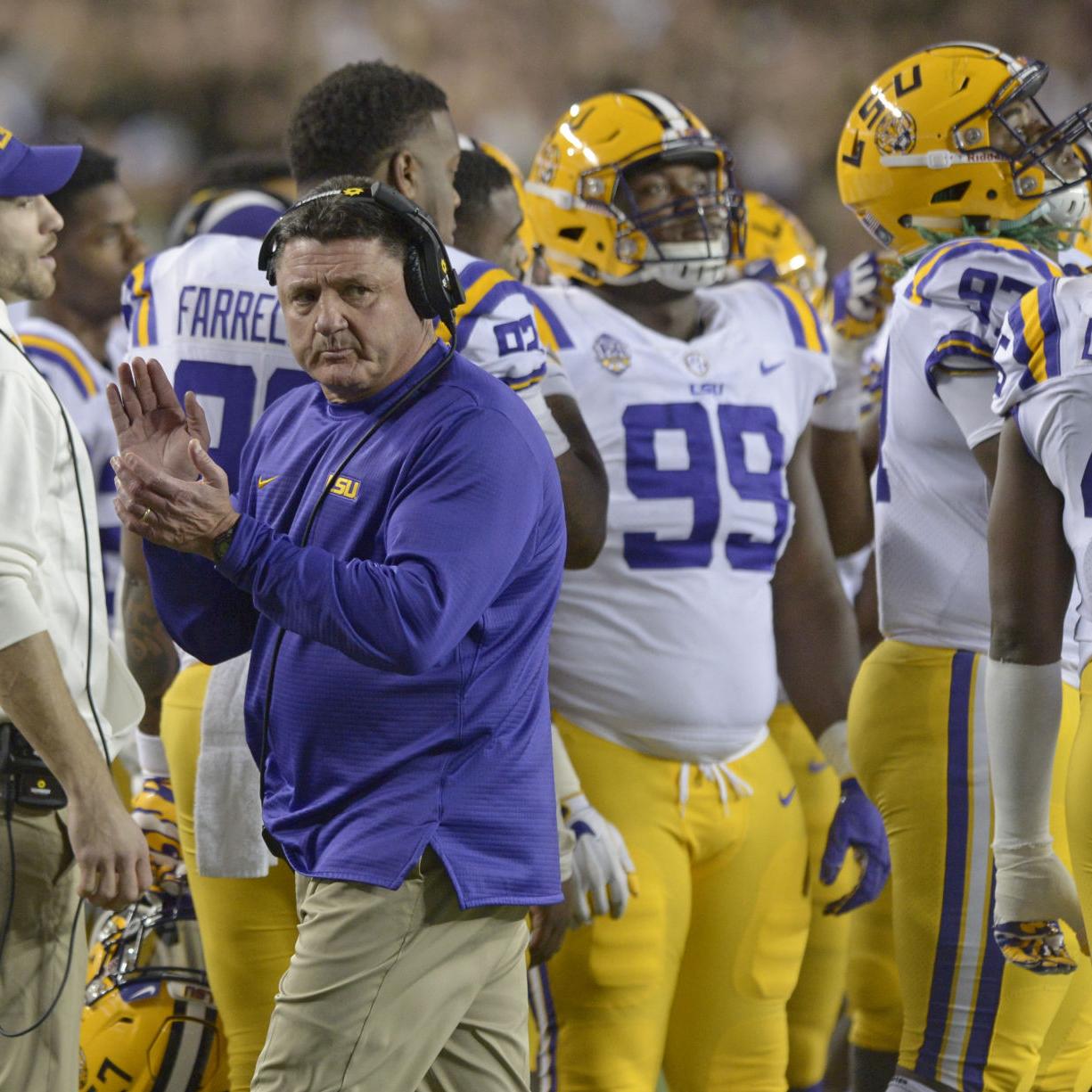 Lsu Football Coach Ed Orgeron Gets Contract Extension Two