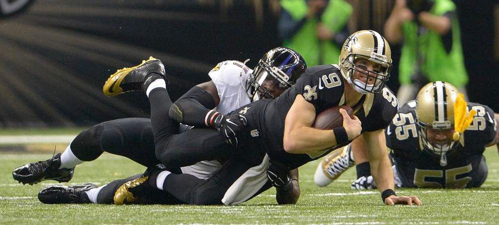 Forsett leads Ravens past Saints, 34-27