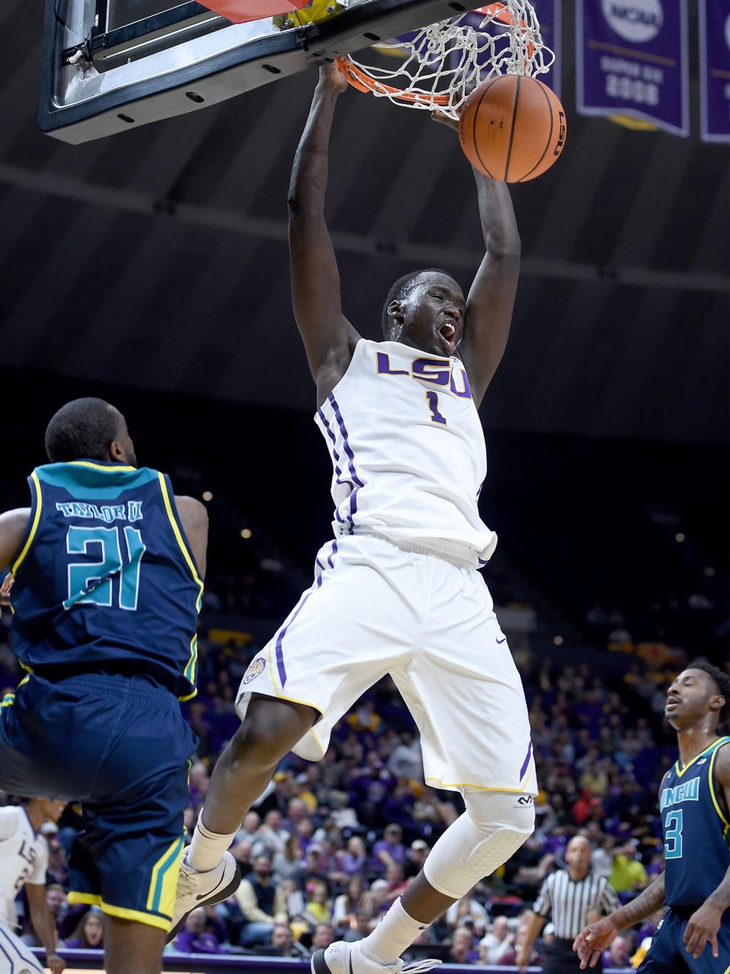 Gray Area Making Progress On Defense Lsu Basketball Team Faces