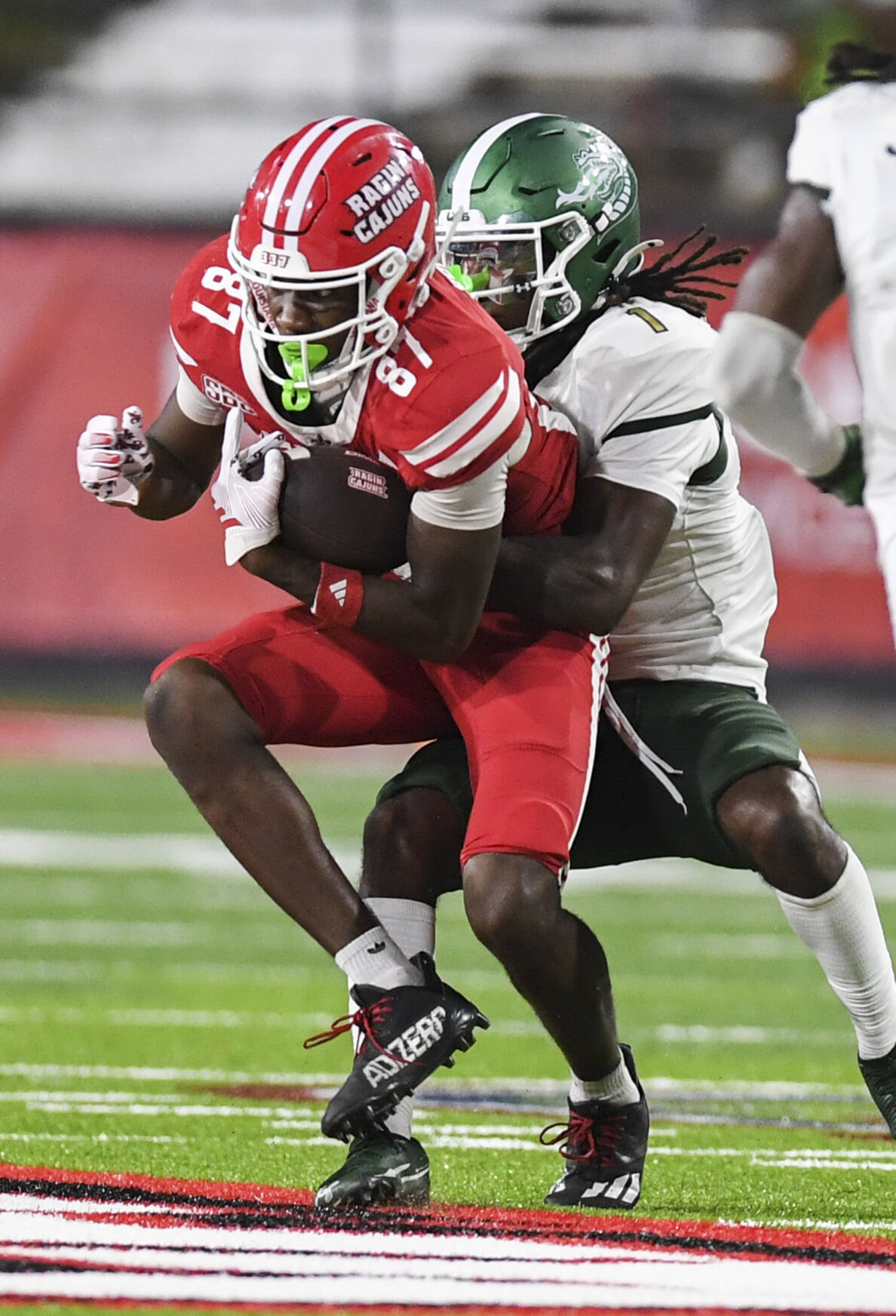 Food Save Rope Kristion Brooks learned the ropes quickly from veteran WRs | UL Ragin ...