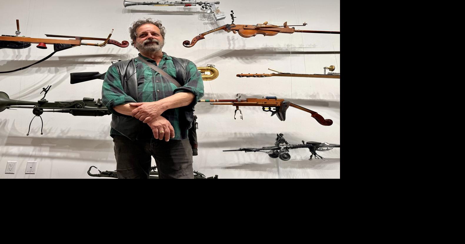 Dennis Parker is on a mission to create an exhibit of musical sculptures that make people giggle