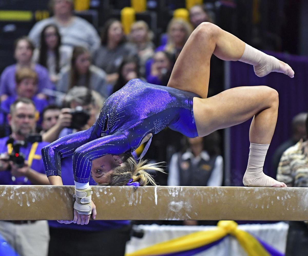 LSU gymnastics lands seasonbest score, but falls to Florida 197.500