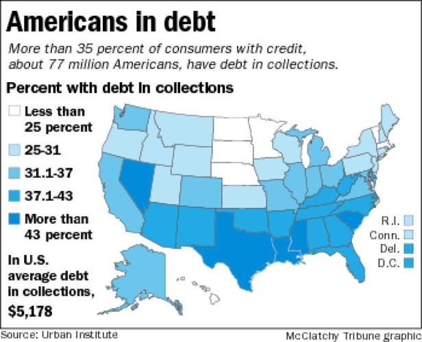 Louisiana tops nation on debt delinquency list Business
