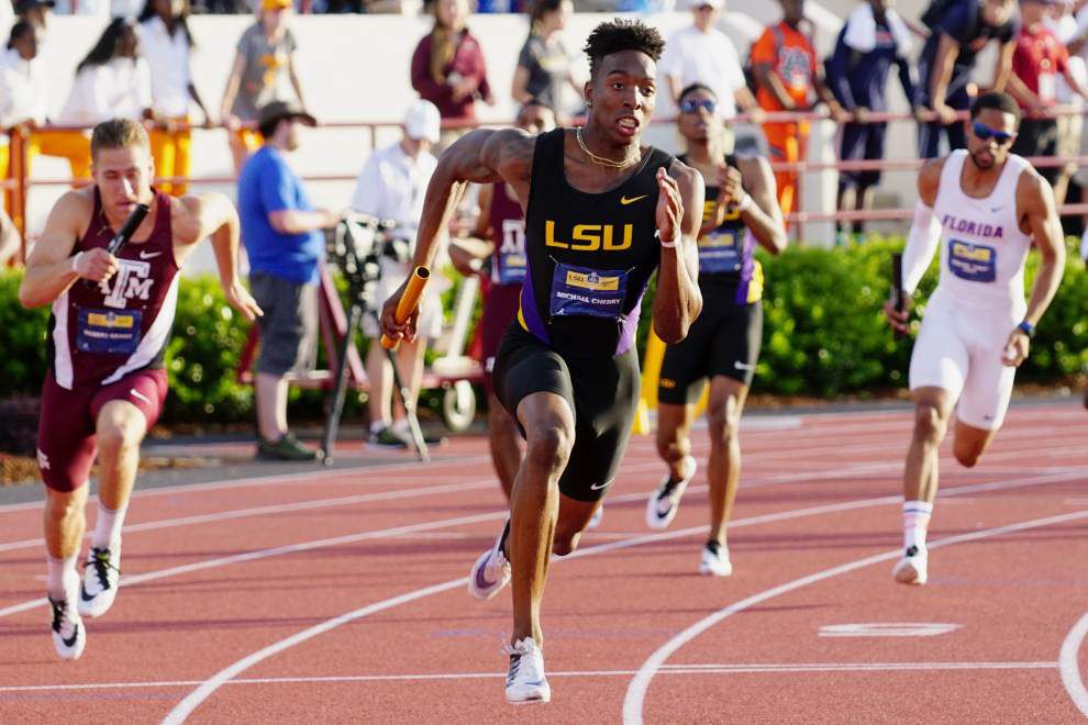 lsu track and field gear