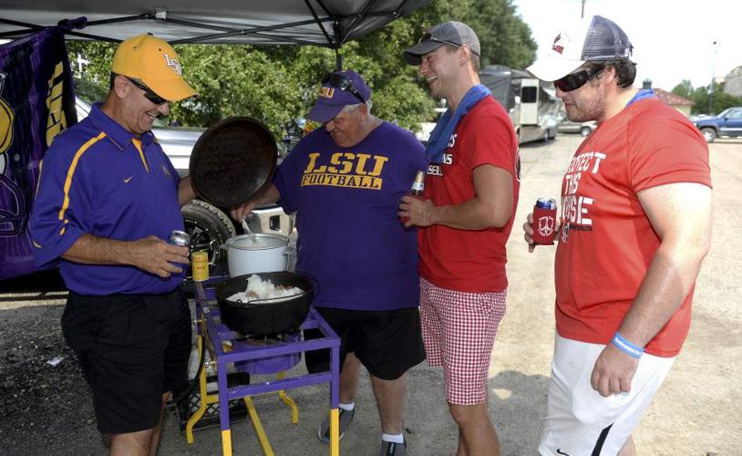 Photos NCAA super regional tailgating before the LSU vs. ULLafayette