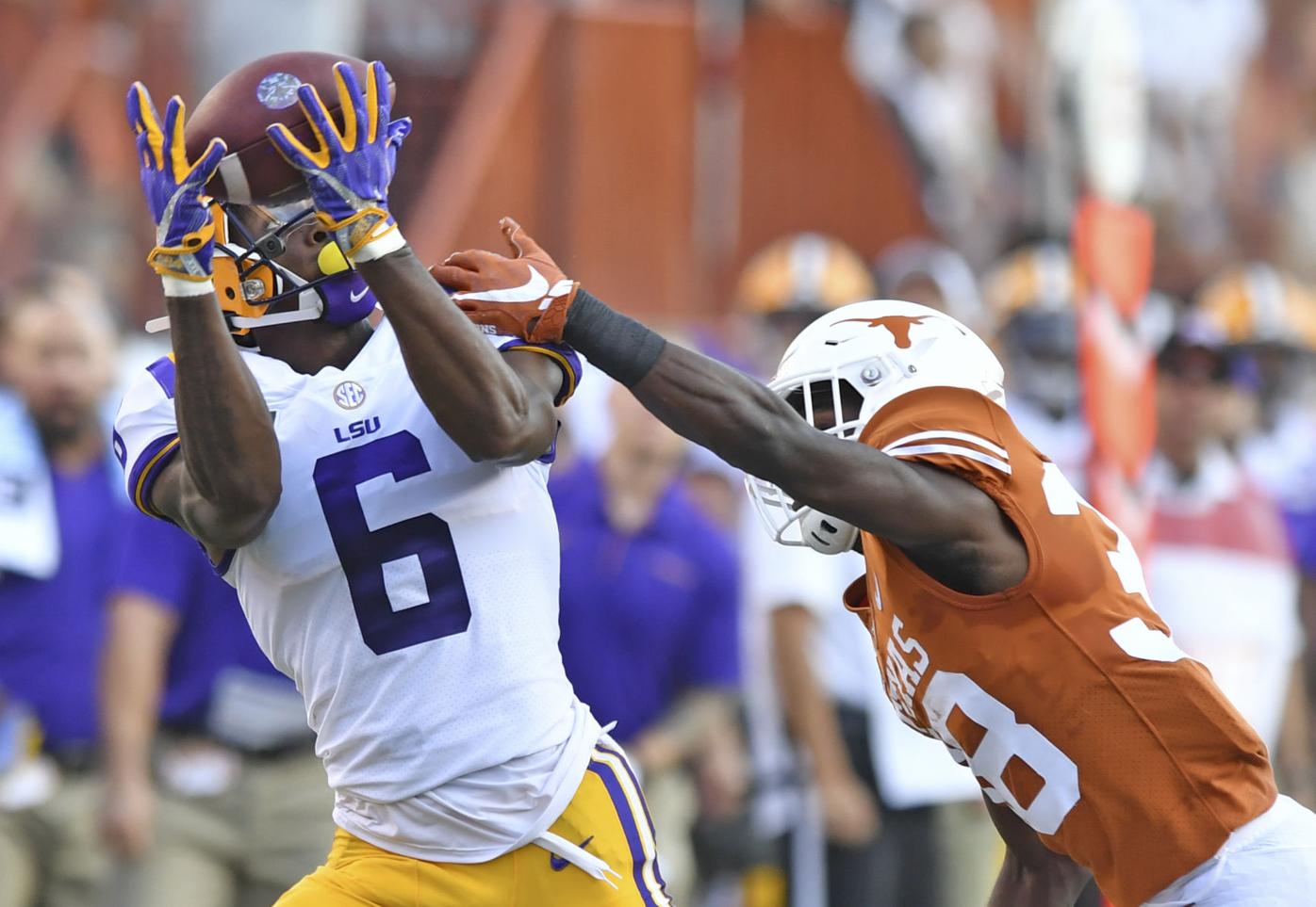 Cordale Flott makes leaping interception for LSU - ESPN Video