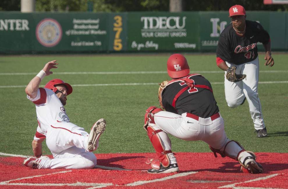 Ragin’ Cajuns rally for more late-game magic, stun host Houston 2-1 to move a win away from the super regional round _lowres