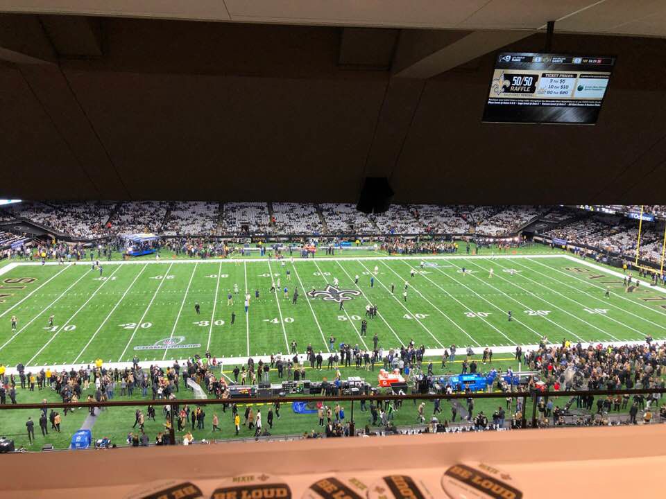 50/50 Raffle, New Orleans Saints