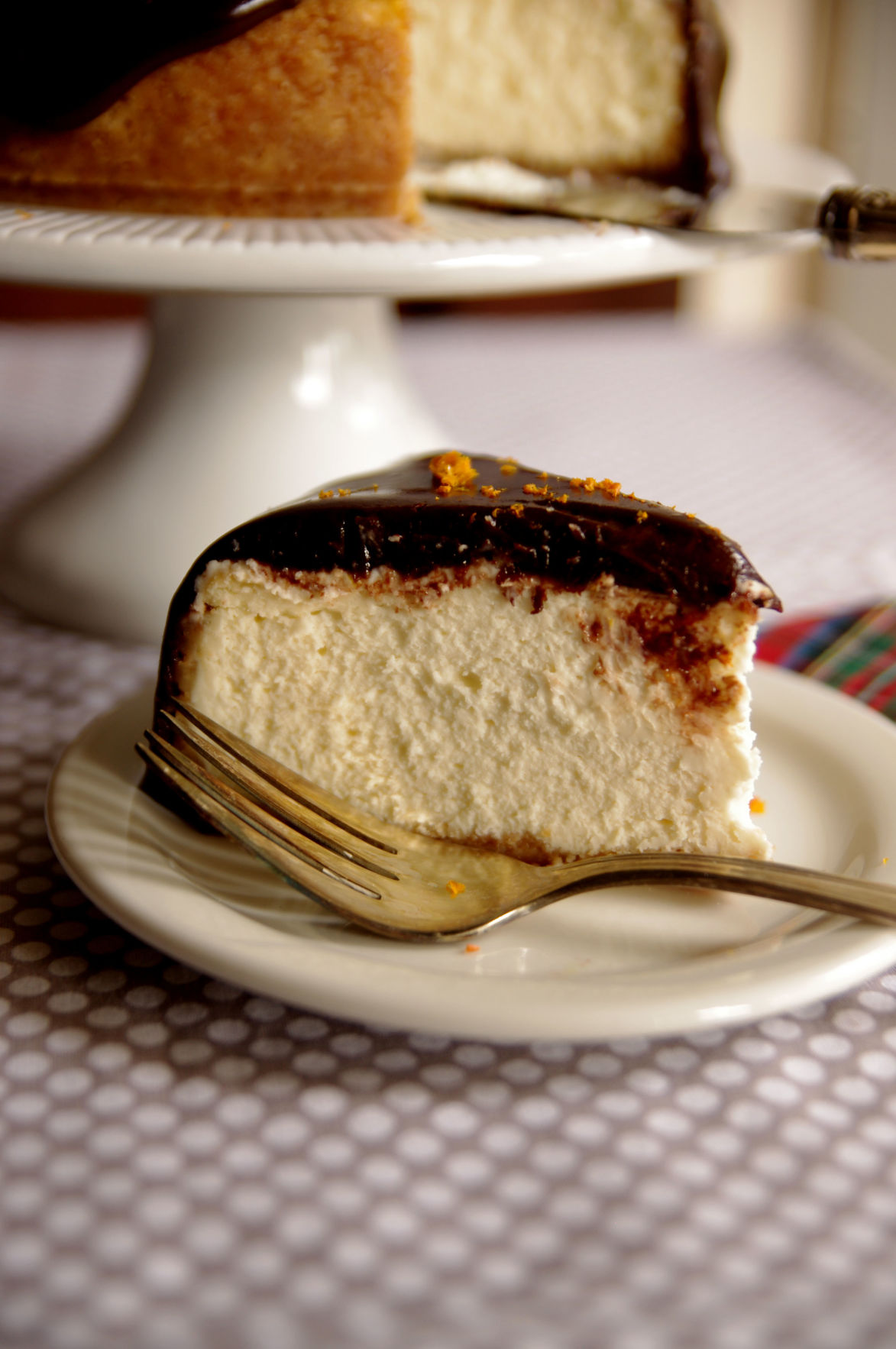 I Eat La. Recipe for Satsuma Infused Classic Cheese Cake with