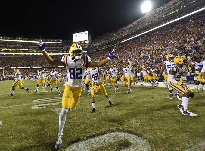 Fans took 'big chunks' from Tiger Stadium field after LSU beat Ole Miss