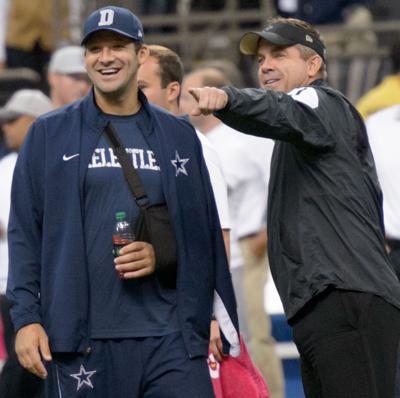 Sean Payton likes seeing Tony Romo come back to New Orleans as a CBS ...
