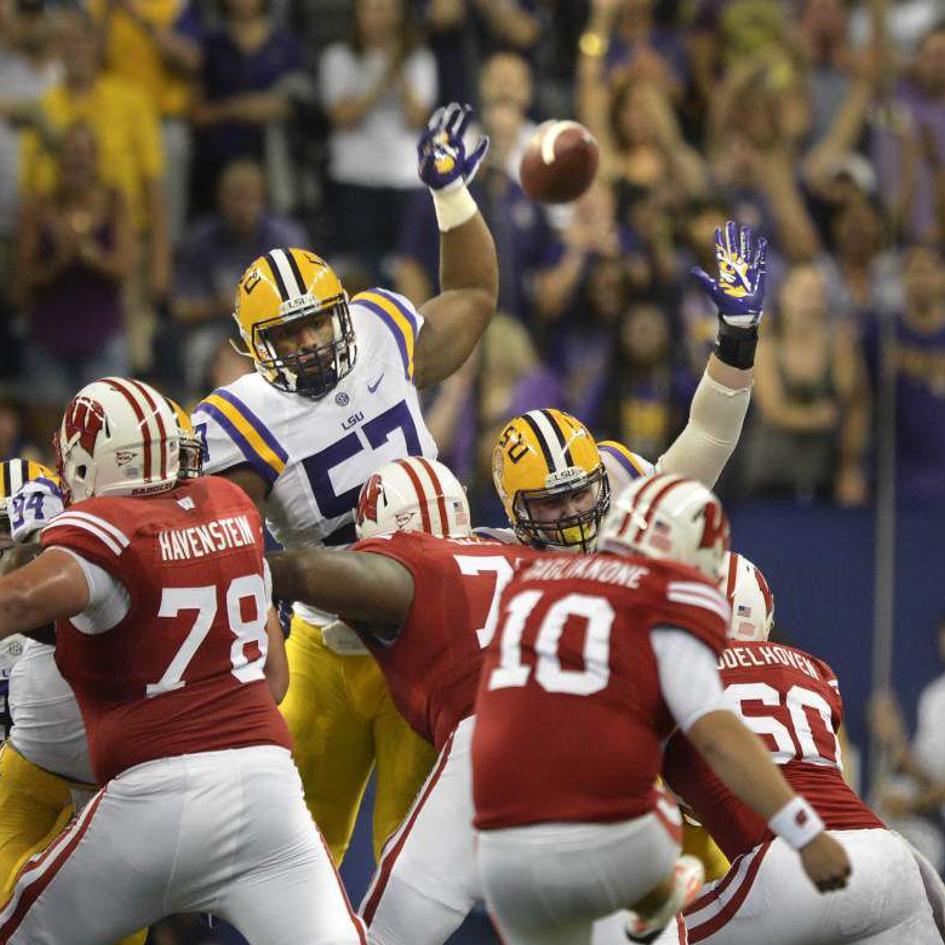 Lsu Defensive End Deondre Clark Defensive Tackle Davon Godchaux