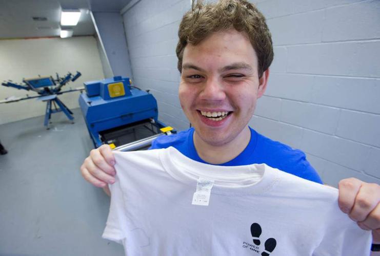 Central screenprinting shop helps adults with Autism learn new skills