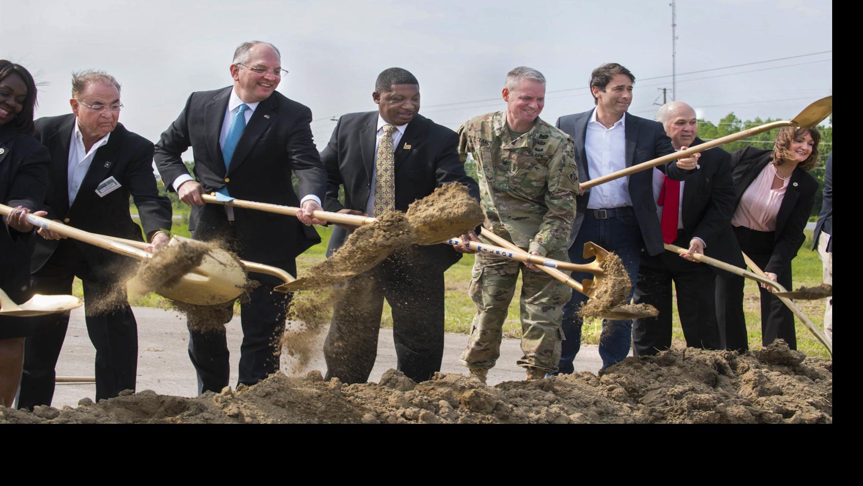 Photos, video: 'Historic day' groundbreaking for completion of long-delayed Comite River Diversion Project