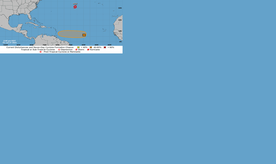 Disturbance likely to become depression; Don gains power | Hurricane ...