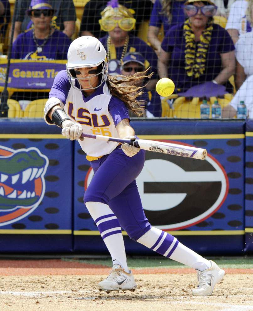 Bailey Landry’s huge day helps the LSU softball team to an 80 victory