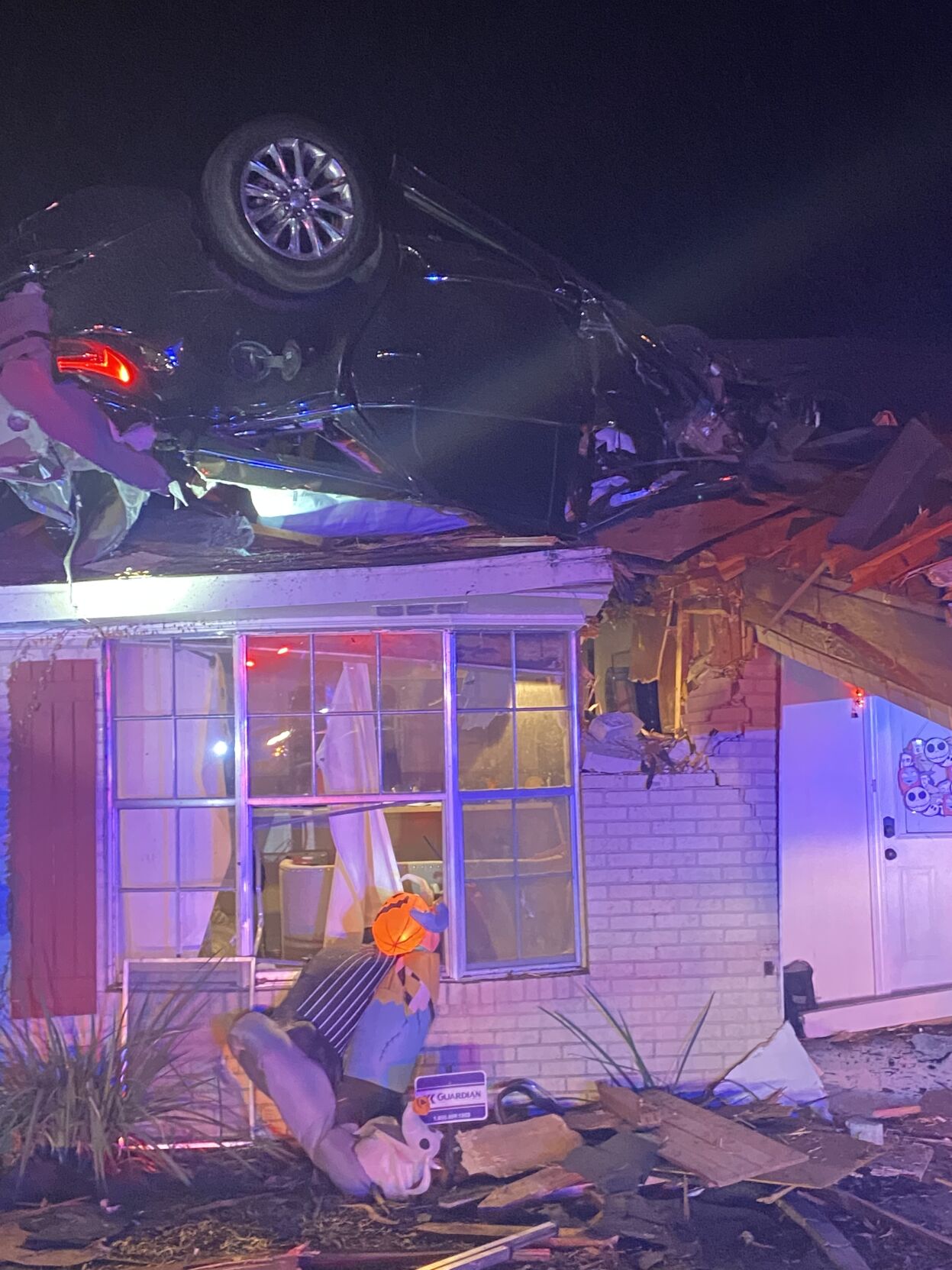 Car crashes into Zachary attic, driver airlifted Crime/Police