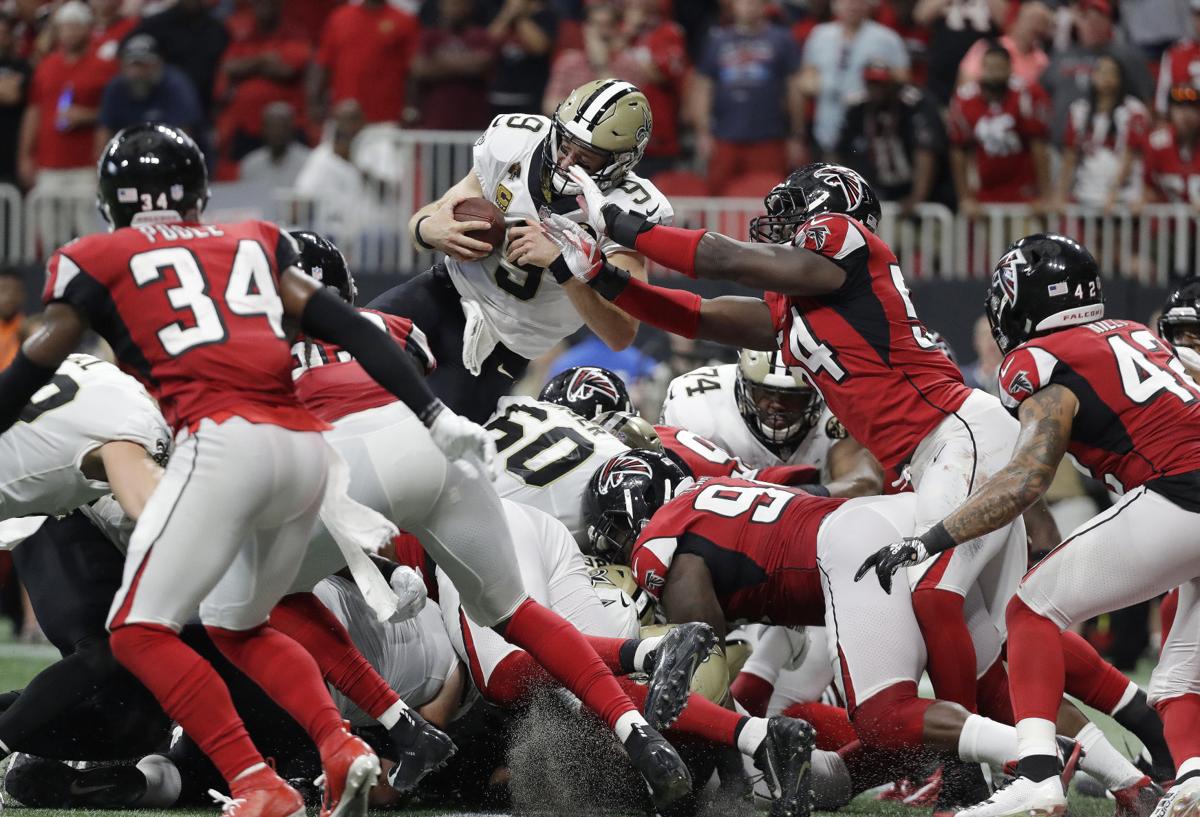 APTOPIX Saints Falcons Football