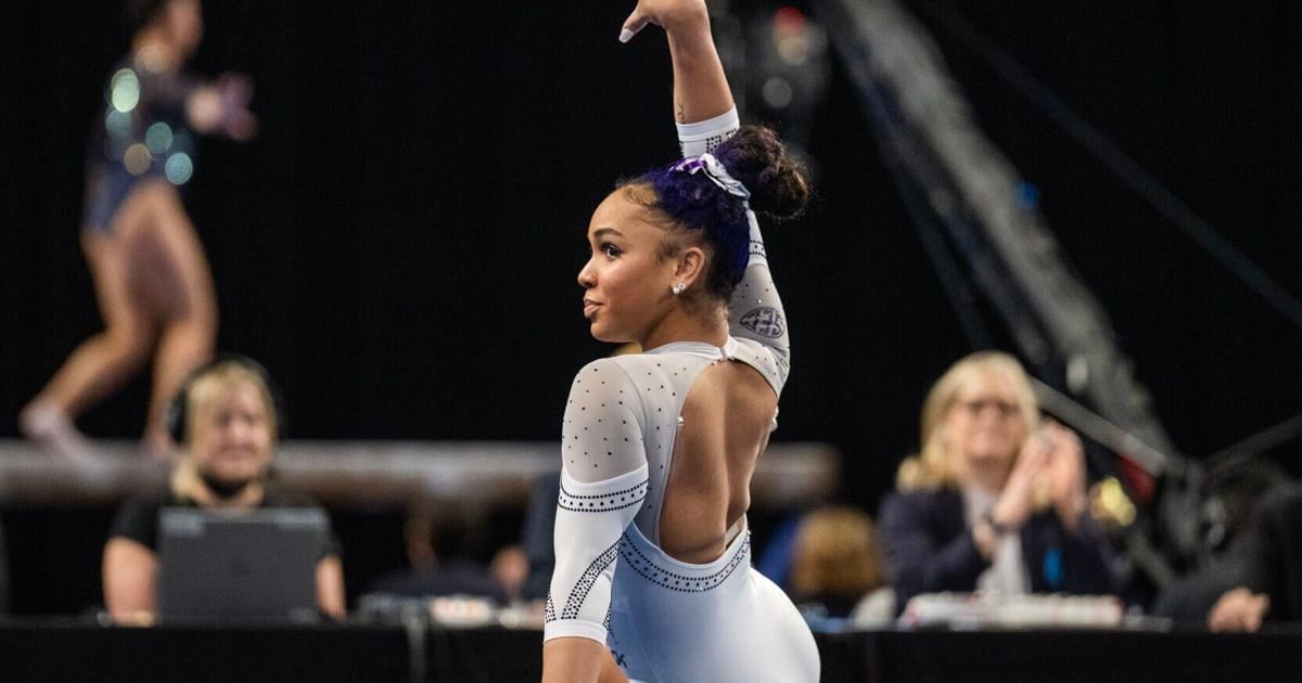 LSU gymnast Konnor McClain suffers Achilles tendon injury during ...