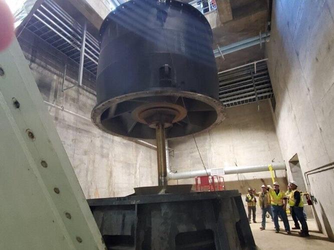 Corroded pump diffuser