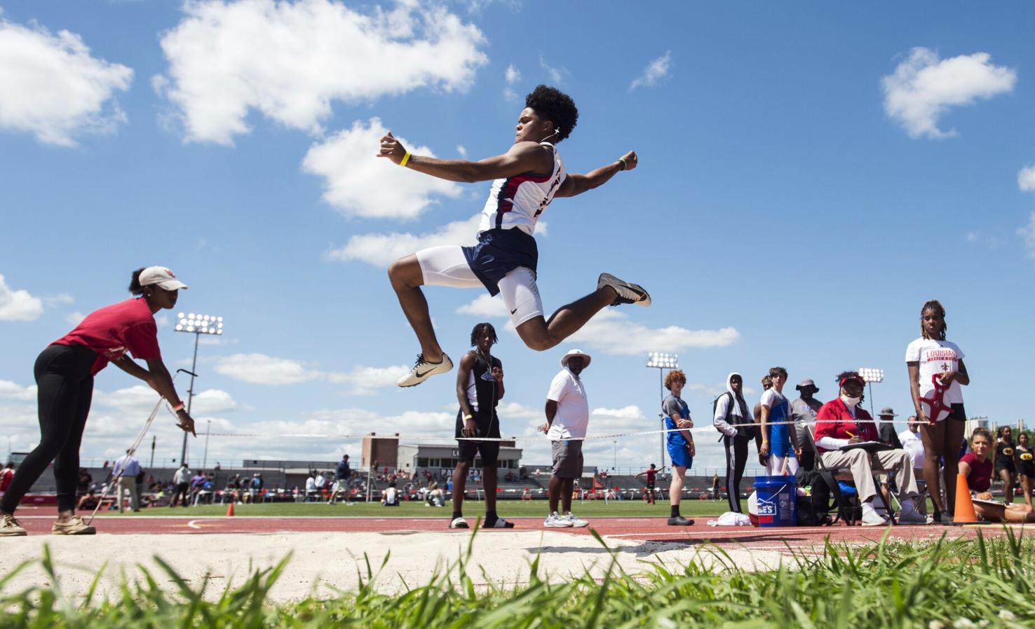 High school regional track and field results for Class 2A, 1A High