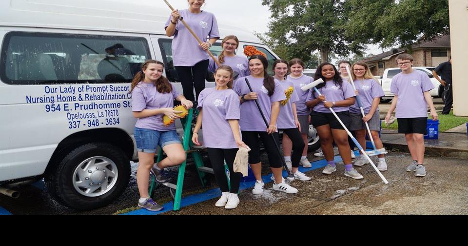 Opelousas Catholic School steps up to help meet community needs