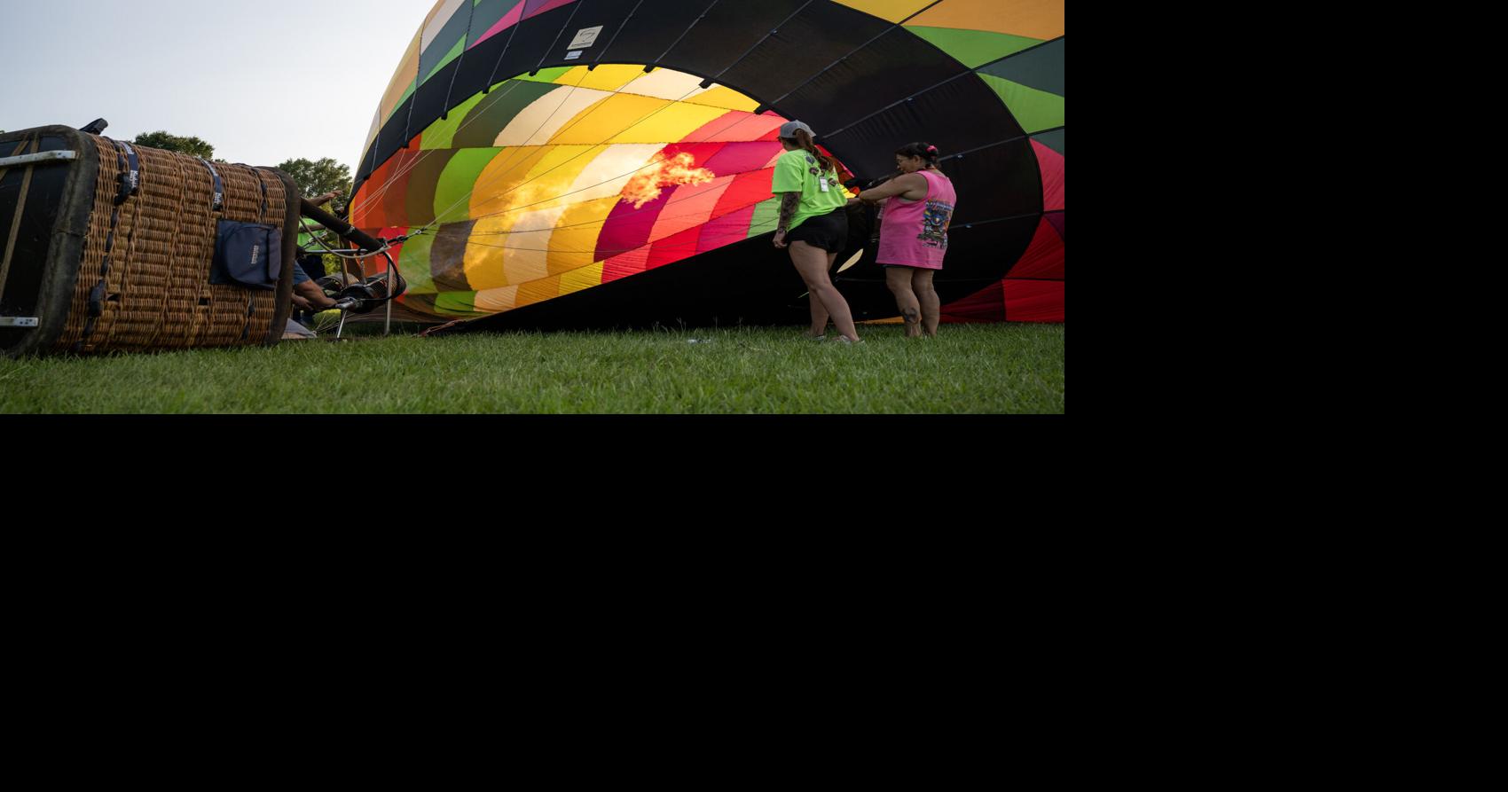 Photos: Cars, music and hot air balloons: Zachary Really Hot Air Balloon ...