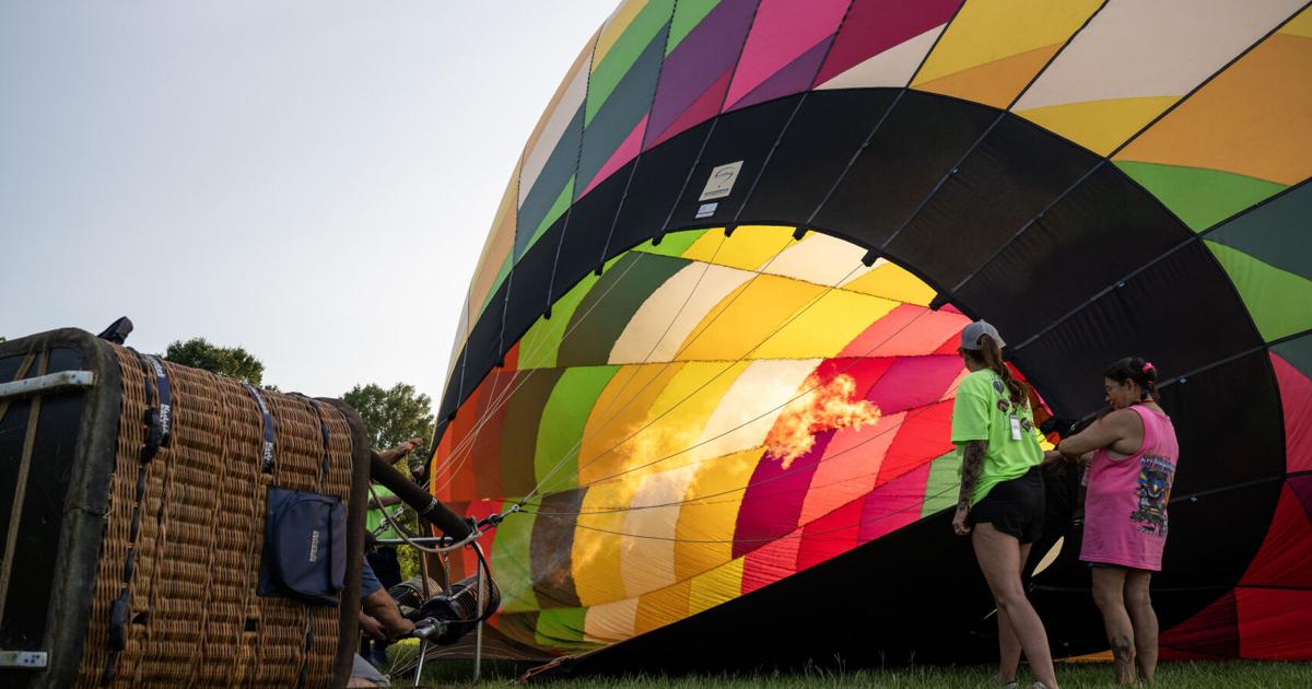 Photos: Cars, music and hot air balloons: Zachary Really Hot Air Balloon ...