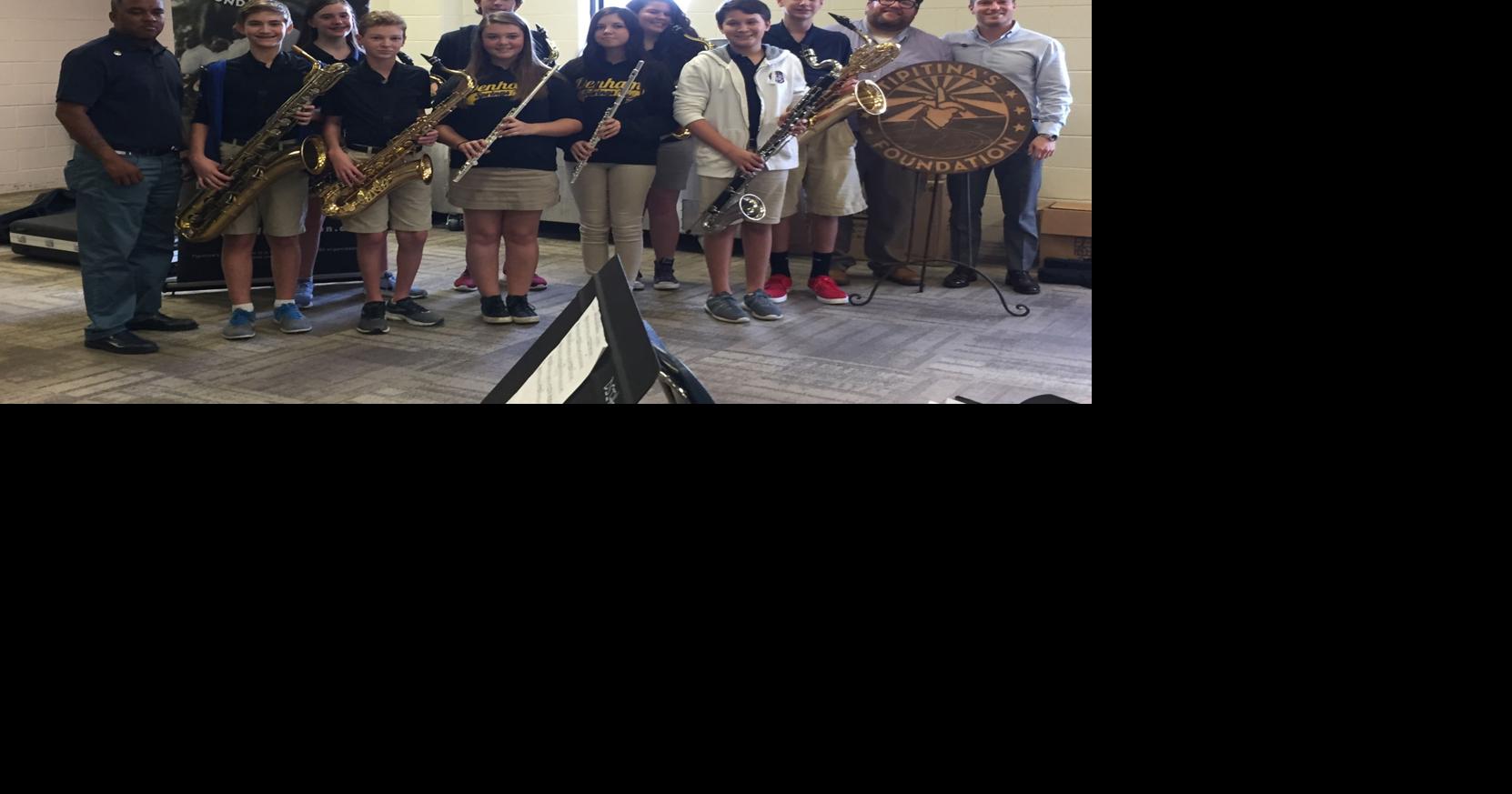 Tipitina's Foundation makes donation to Denham Springs Junior High band ...