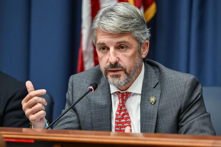 Cameron Henry at hearing