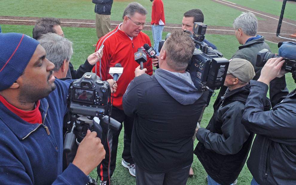 Video: Tony Robichaux said he likes the Ragin Cajuns' pitching staff _lowres