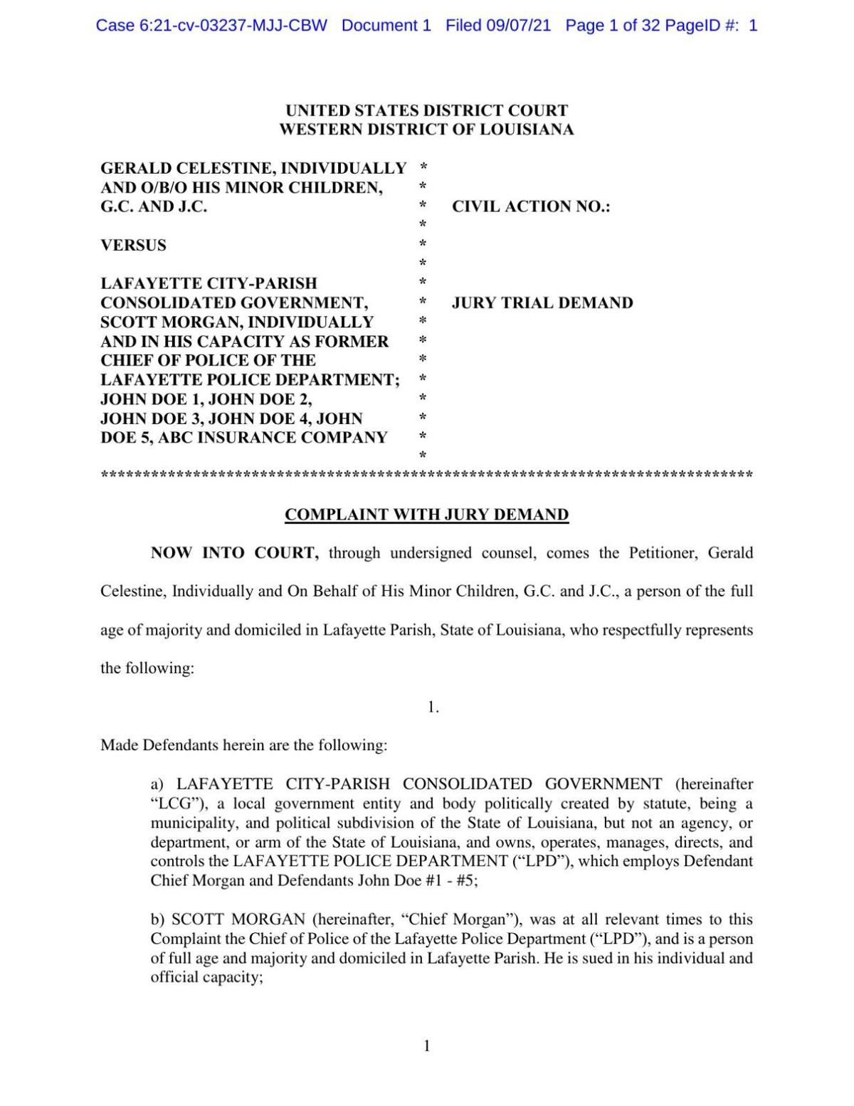 Family Sues Lafayette Pd Lcg Claiming Officers Used Excessive Force Against Teen Twins Crime Police Theadvocate Com