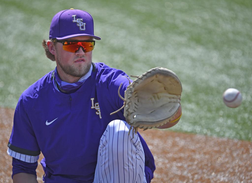 LSU baseball honors pitcher Matthew Beck with its honored No. 8 jersey