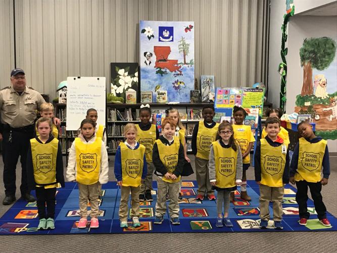 School safety patrol officers have ceremony St. Francisville