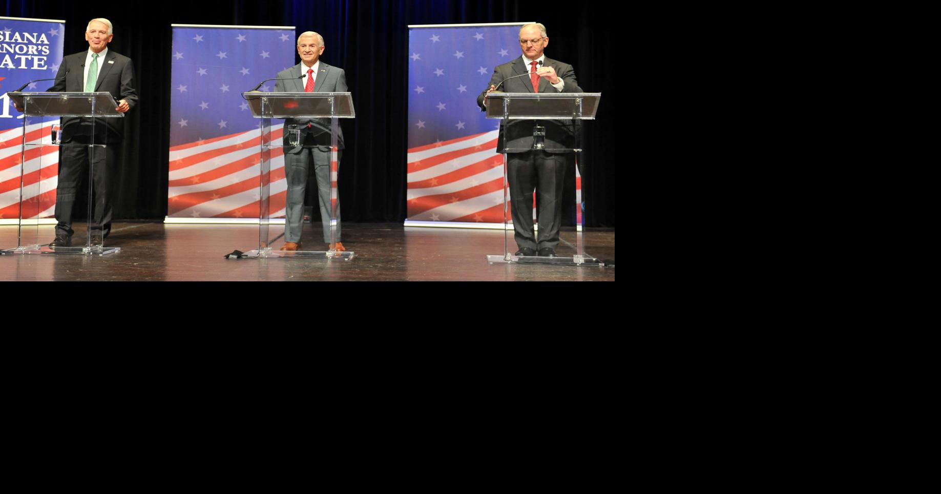 Gov. John Bel Edwards, Eddie Rispone and U.S. Rep. Ralph Abraham to ...